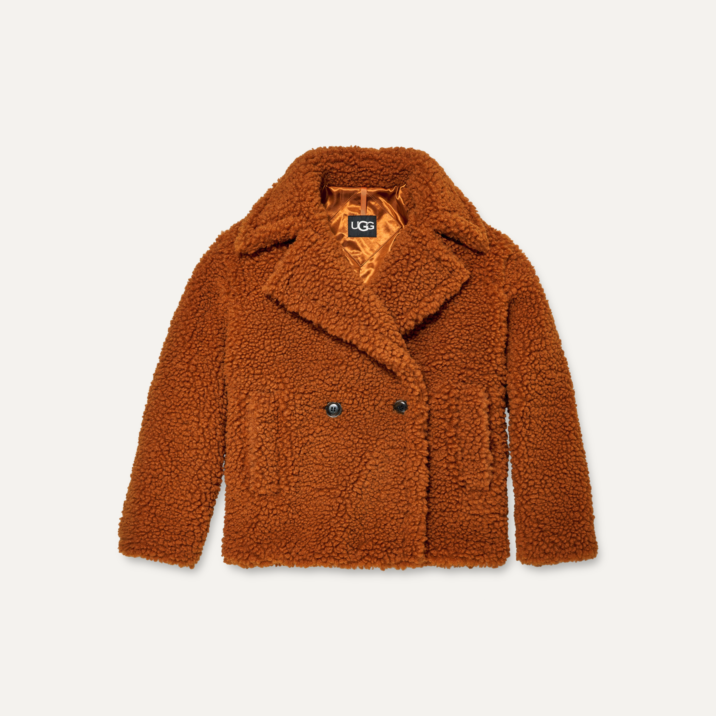 Women s Gertrude Short Teddy Coat UGG